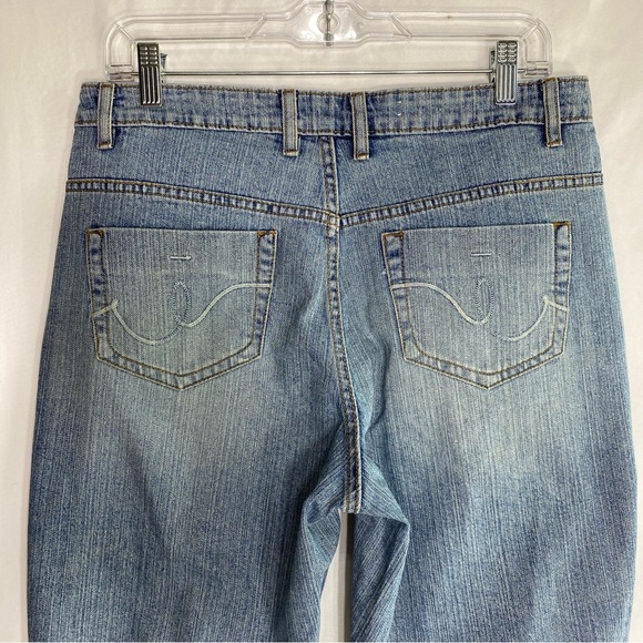 Riders Copper Collection Vintage Faded Wash Cropped Capri Jeans - Picture 4 of 7